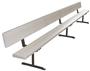 First Team Portable Aluminum Bench With Backrest