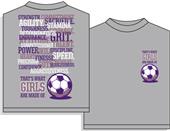 Utopia Soccer Thats What Girls Are Made Of T-shirt