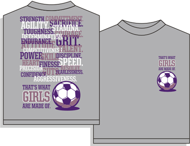 Utopia Soccer Thats What Girls Are Made Of T-shirt