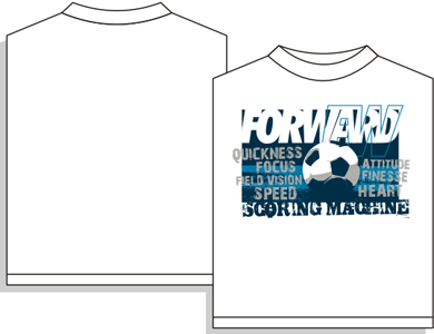 Utopia Soccer Scoring Machine Forward T-shirt