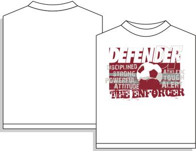 Utopia Soccer Enforcer Defender T-shirt