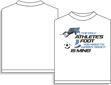 Utopia Soccer Athlete's Foot Short Sleeve T-shirt
