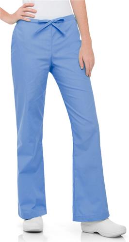 Landau Women's Natural Flare Leg Scrub Pants. Embroidery is available on this item.