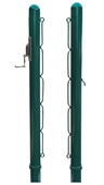 RTP-300 - Tennis Posts - (3" Post) (Outdoor) - Club Tennis Upright (Round) PAIR