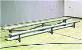 Jaypro Standard Tip & Roll 27' Aluminum Bleachers