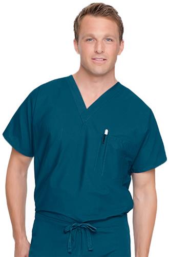 Landau Unisex Reversible V-Neck Scrub Top 7502. Embroidery is available on this item.