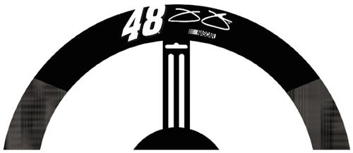 Jimmie Johnson #48 Poly-Suede Steering Wheel Cover