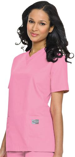 Landau ScrubZone Misses/Women's V-Neck Scrub Top 70221. Embroidery is available on this item.