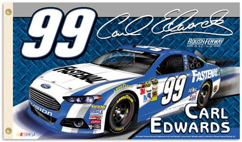 NASCAR Carl Edwards #99 2-Sided 3' x 5' Flag