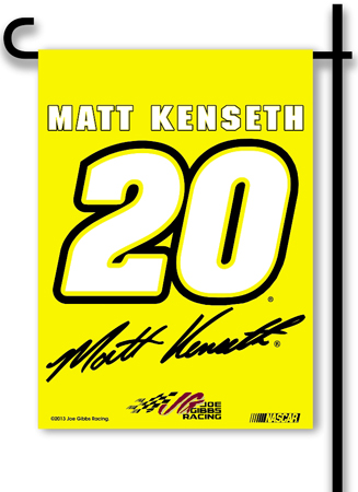 Matt Kenseth #20 2-Sided 13" x 18" Garden Flag