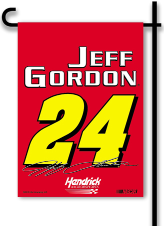 Jeff Gordon #24 2-Sided 13" x 18" Garden Flag