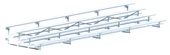 Bleacher - 27 ft. (4 Row - Double Foot Plank) - Tip & Roll