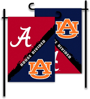 COLLEGIATE Alabama - Auburn House Divided Flag