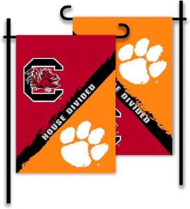 COLLEGIATE Clemson/S. Carolina House Divided Flag - Fan Gear