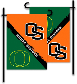 COLLEGIATE Oregon/Oregon State House Divided Flag