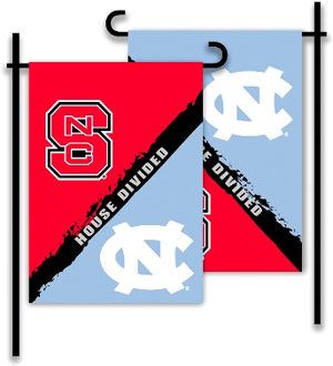 COLLEGIATE N. Carolina - Nc St. House Divided Flag