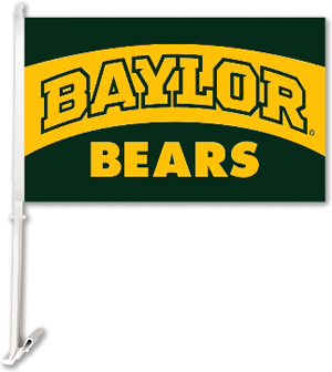 COLLEGIATE Baylor Bears 2-Sided 11" x 18" Car Flag