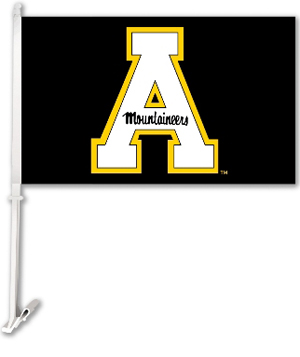 COLLEGIATE Appalachian St 2-Sided 11"x18" Car Flag