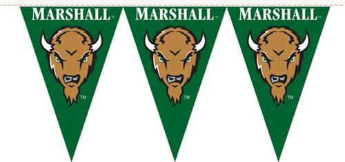 COLLEGIATE Marshall Univ 50' Party Pennant Flags