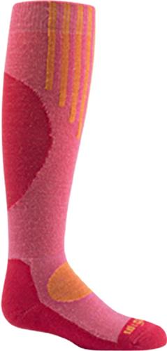 Wigwam Pink Snow Pop Knee Length Youth Socks