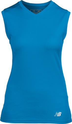 New Balance NDurance Ladies Workout V-Neck T-Shirt. Printing is available for this item.