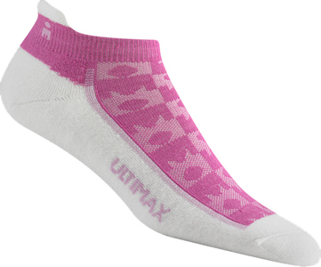 Wigwam Pink Ironman M-Dot Pro Low-Cut Adult Socks