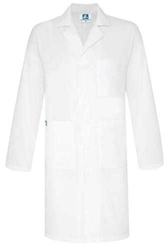 Adar Unisex 39" Poplin Lab Coat with Midriff Back. Embroidery is available on this item.