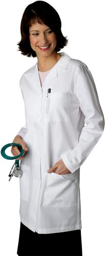 Adar Womens 36" Slim-Fit Lab Coat. Embroidery is available on this item.