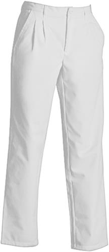 Adar Womens Twill Pleated Pants w/Waistband. Embroidery is available on this item.