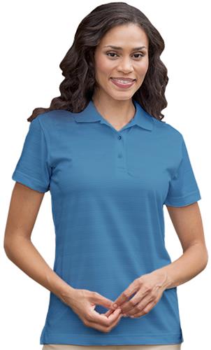 Hartwell 705 Hall Ladies' Textured Stripe Polo. Printing is available for this item.
