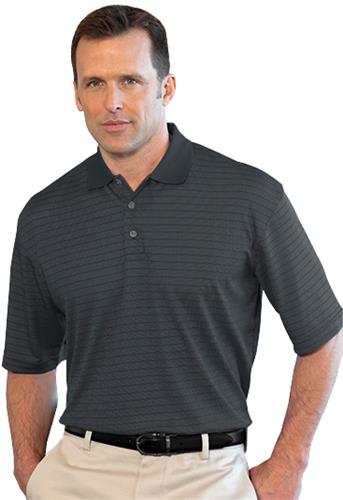 Hartwell 930 Jackson Men's Birdseye Stripe Polo. Printing is available for this item.