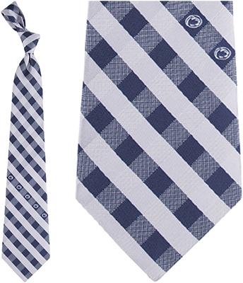 Eagles Wings NCAA Penn State Woven Poly Check Tie