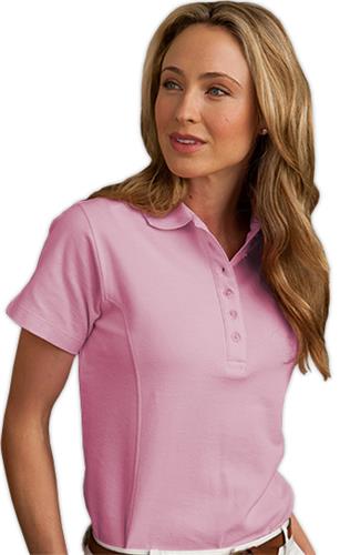 Hartwell 3015 Columbia Ladies' SS Cotton Pink Polo
