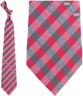 Eagles Wings NFL Buccaneers Woven Poly Check Tie