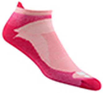 Wigwam Pink Ironman Flash Pro Sport Adult Socks
