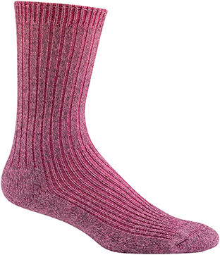 Wigwam Pink Countryside Crew Casual Adult Socks