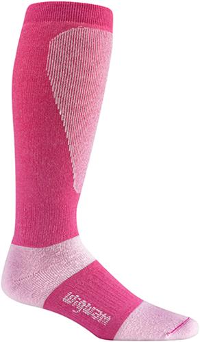 Wigwam Pink Snow Sirocco Knee Length Adult Socks