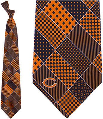 Eagles Wings NFL Chicago Bears Patchwork Tie