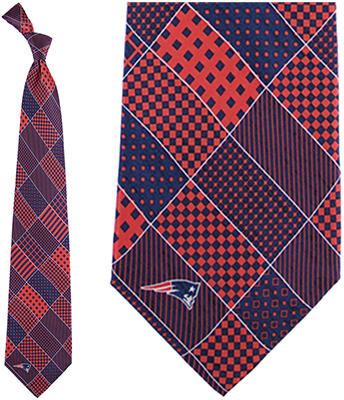 Eagles Wings NFL New England Patriot Patchwork Tie