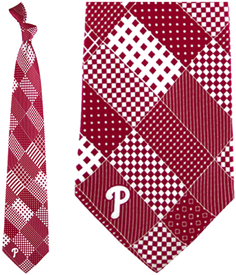 Eagles Wings MLB Phillies Patchwork Tie