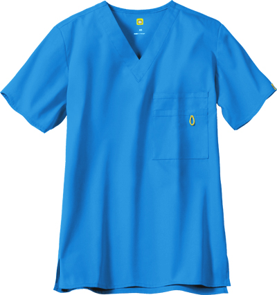 WonderWink Unisex The Alpha V-Neck Scrub Top. Embroidery is available on this item.