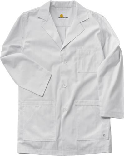 Carhartt Unisex Poplin Lab Coat. Embroidery is available on this item.