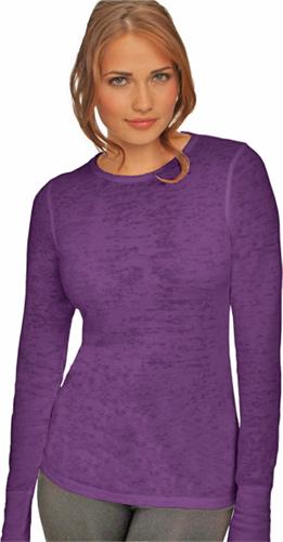 Next Level Women's The Burnout Thermal LS Shirts