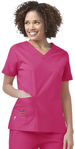 Mary Engelbreit Women's Basic V-Neck Scrub Top. Embroidery is available on this item.