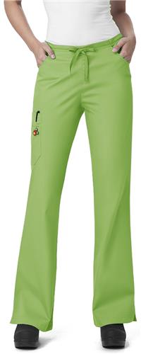 Mary Engelbreit Women's Flare Leg Cargo Pant. Embroidery is available on this item.