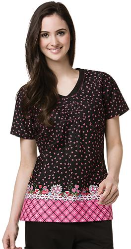 Mary Engelbreit Open Your Heart Short Sleeve Top. Embroidery is available on this item.