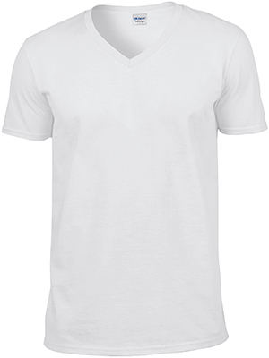 Gildan Softstyle Adult V-Neck Pre-Shrunk T-Shirts