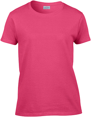 Gildan Pink Ultra Cotton Ladies T-Shirt