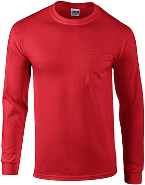 Gildan Ultra Cotton Adult L/S T-Shirts with Pocket