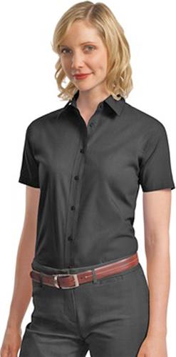 Port Authority Ladies Short Sleeve Poplin Shirts